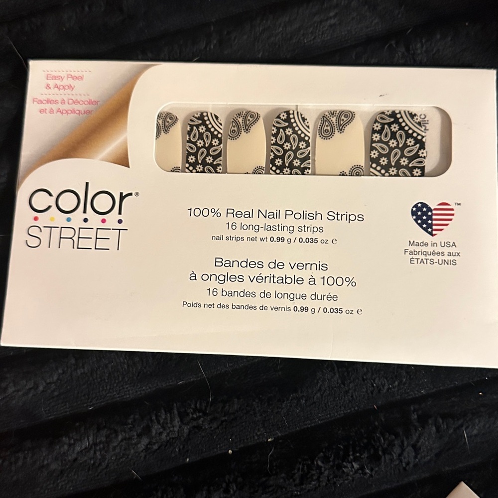 Color street nail polish strips